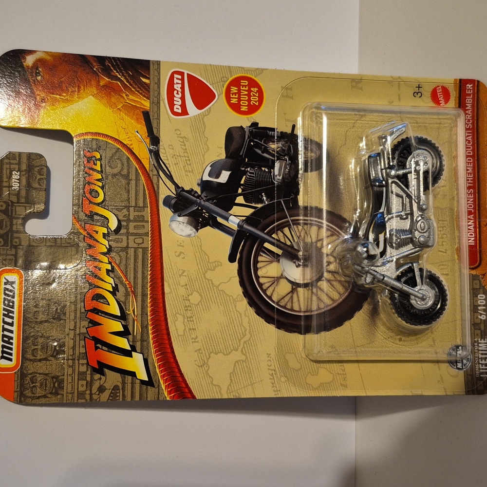 D4 Matchbox Indiana Jones  Ducati Scrambler
